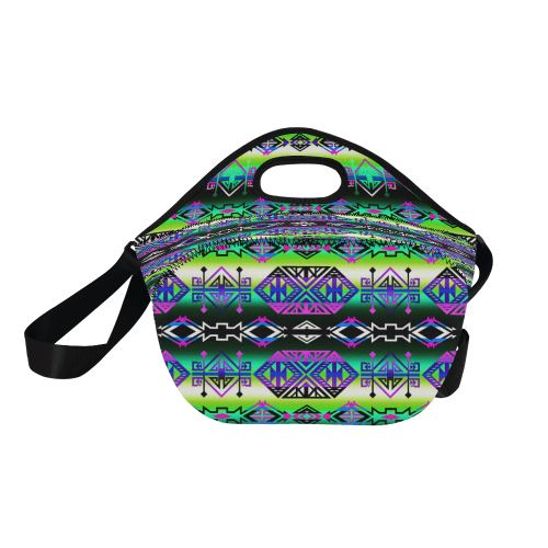 Trade Route South Neoprene Lunch Bag/Large (Model 1669) Neoprene Lunch Bag/Large (1669) e-joyer