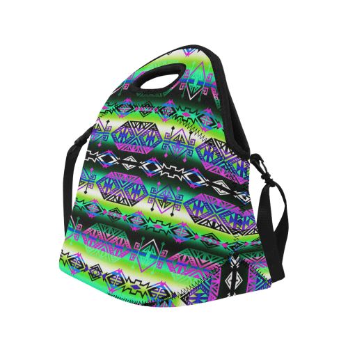 Trade Route South Neoprene Lunch Bag/Large (Model 1669) Neoprene Lunch Bag/Large (1669) e-joyer