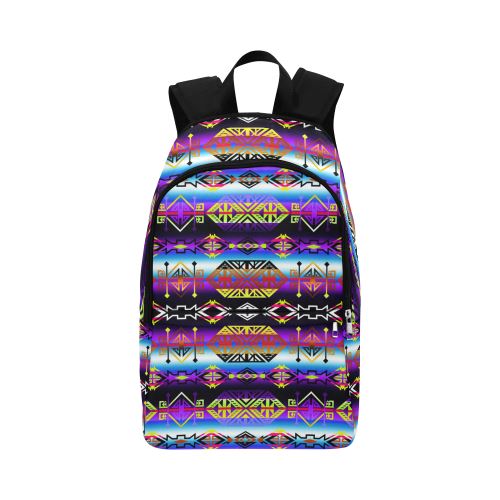 Trade Route West Fabric Backpack for Adult (Model 1659) Casual Backpack for Adult (1659) e-joyer