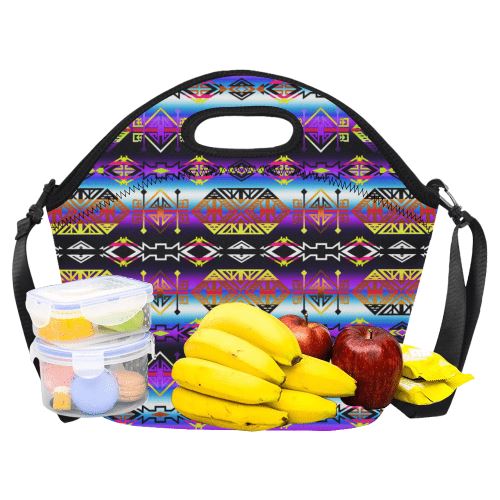 Trade Route West Neoprene Lunch Bag/Large (Model 1669) Neoprene Lunch Bag/Large (1669) e-joyer