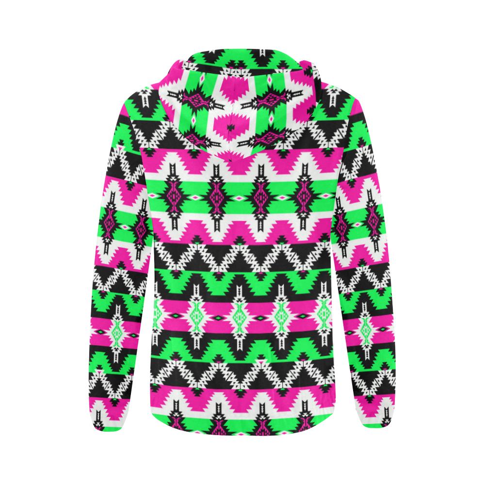 Two Spirit Ceremony All Over Print Full Zip Hoodie for Women (Model H14) All Over Print Full Zip Hoodie for Women (H14) e-joyer