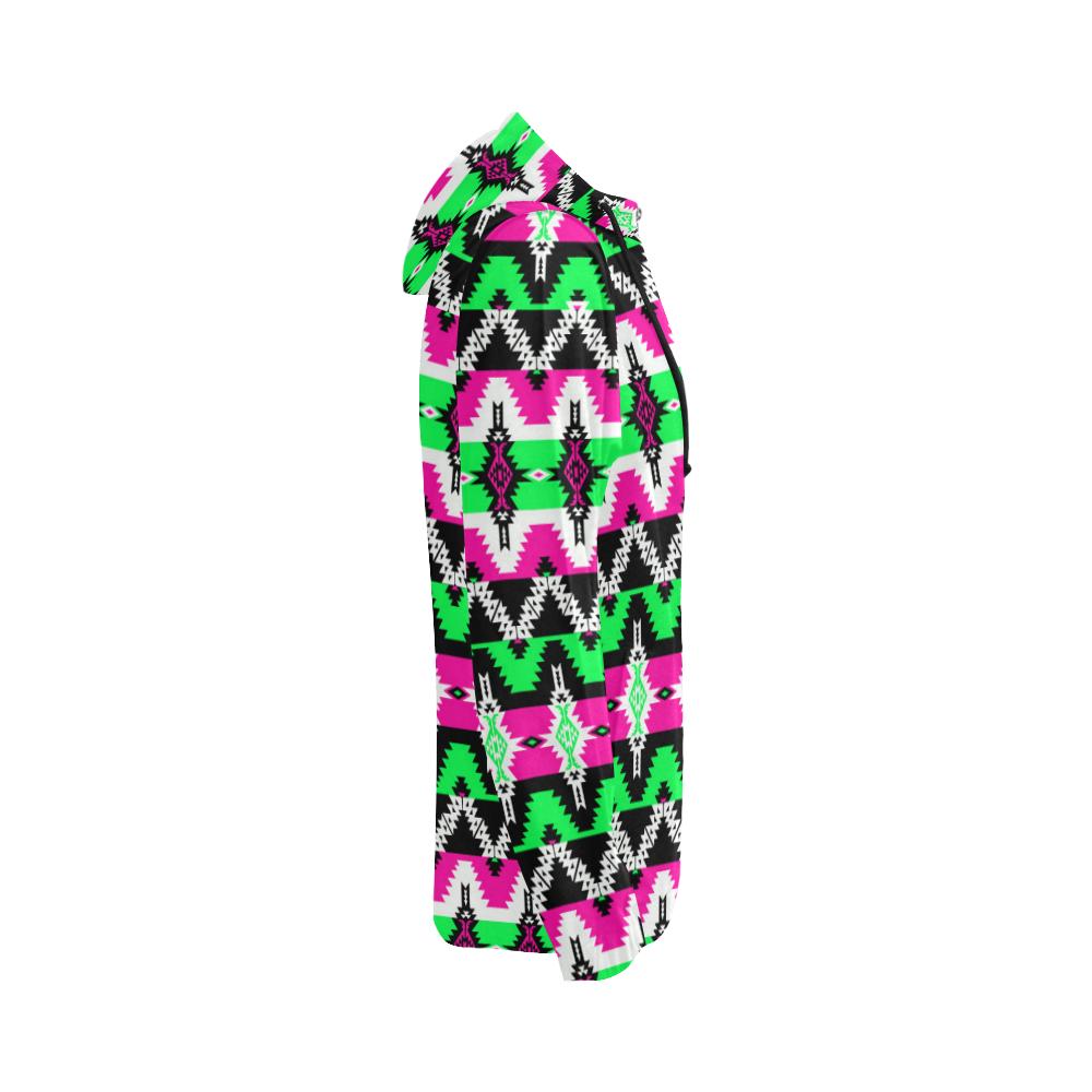 Two Spirit Ceremony All Over Print Full Zip Hoodie for Women (Model H14) All Over Print Full Zip Hoodie for Women (H14) e-joyer