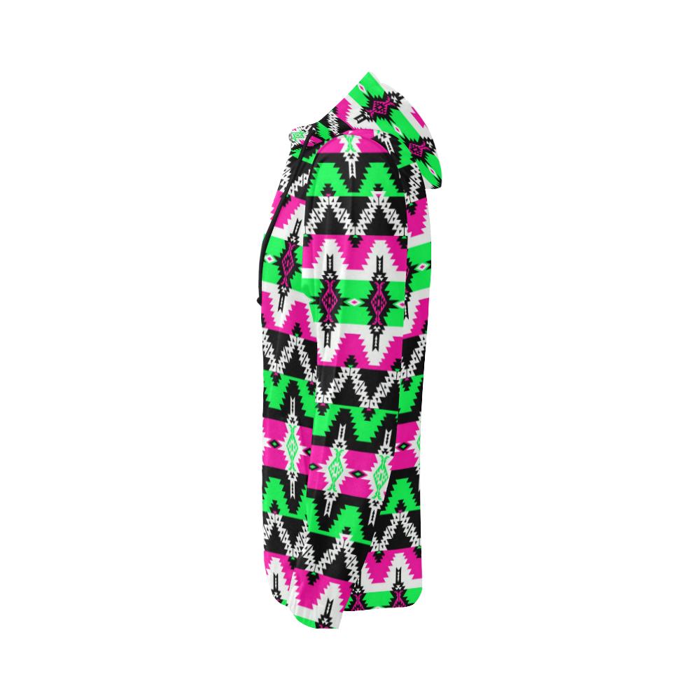 Two Spirit Ceremony All Over Print Full Zip Hoodie for Women (Model H14) All Over Print Full Zip Hoodie for Women (H14) e-joyer