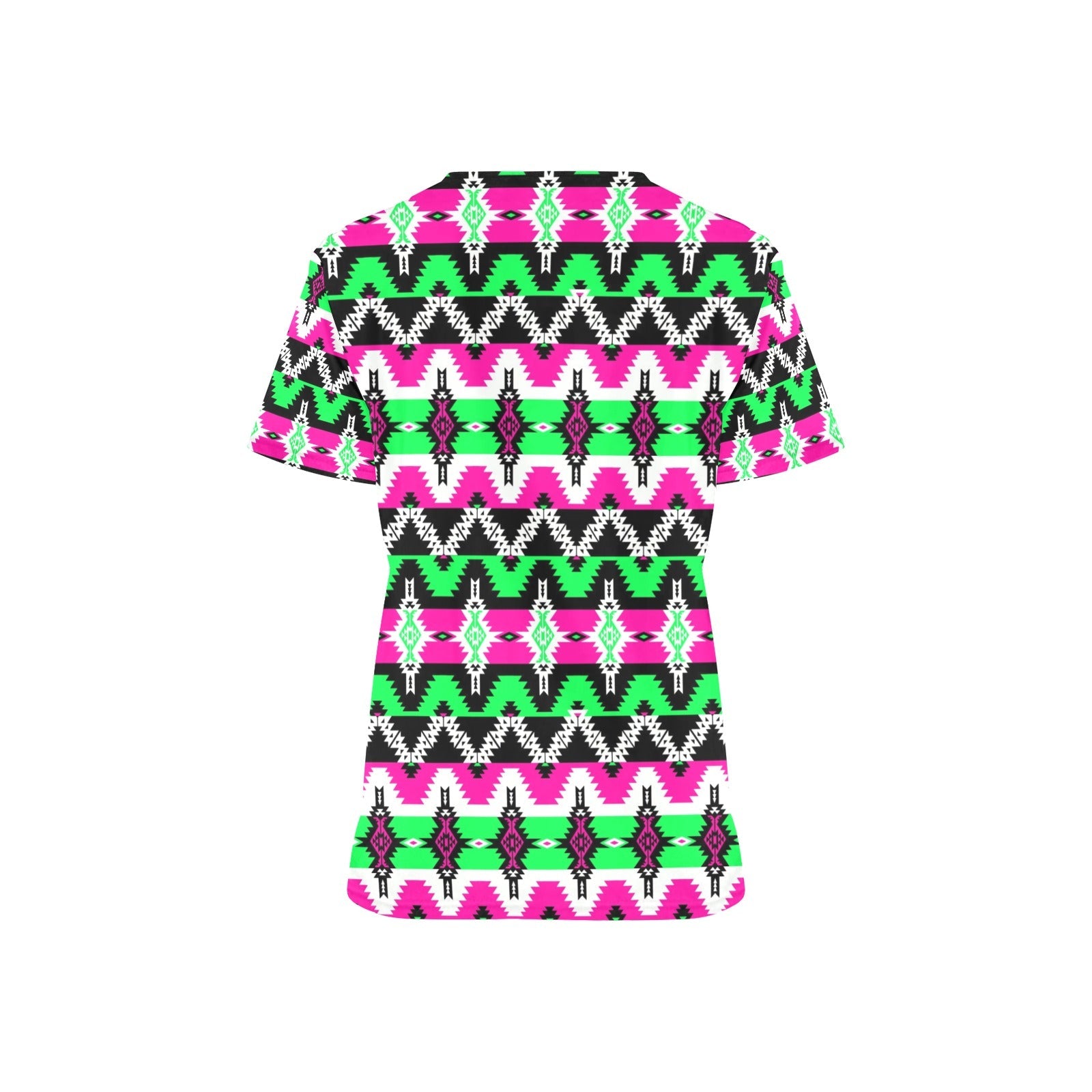 Two Spirit Ceremony All Over Print Scrub Top Scrub Top e-joyer