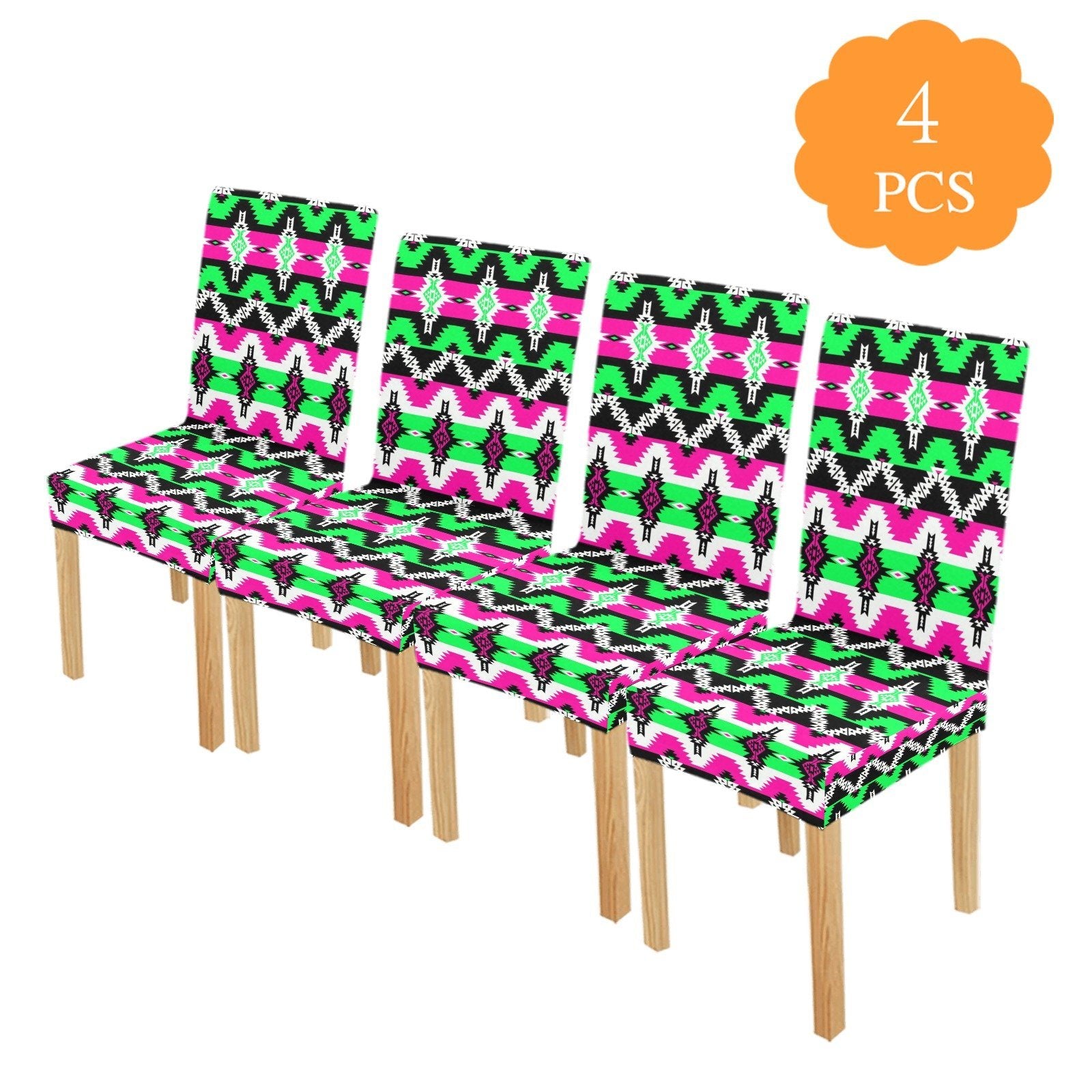 Two Spirit Ceremony Chair Cover (Pack of 4) Chair Cover (Pack of 4) e-joyer