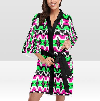 Two Spirit Ceremony Kimono Robe Artsadd