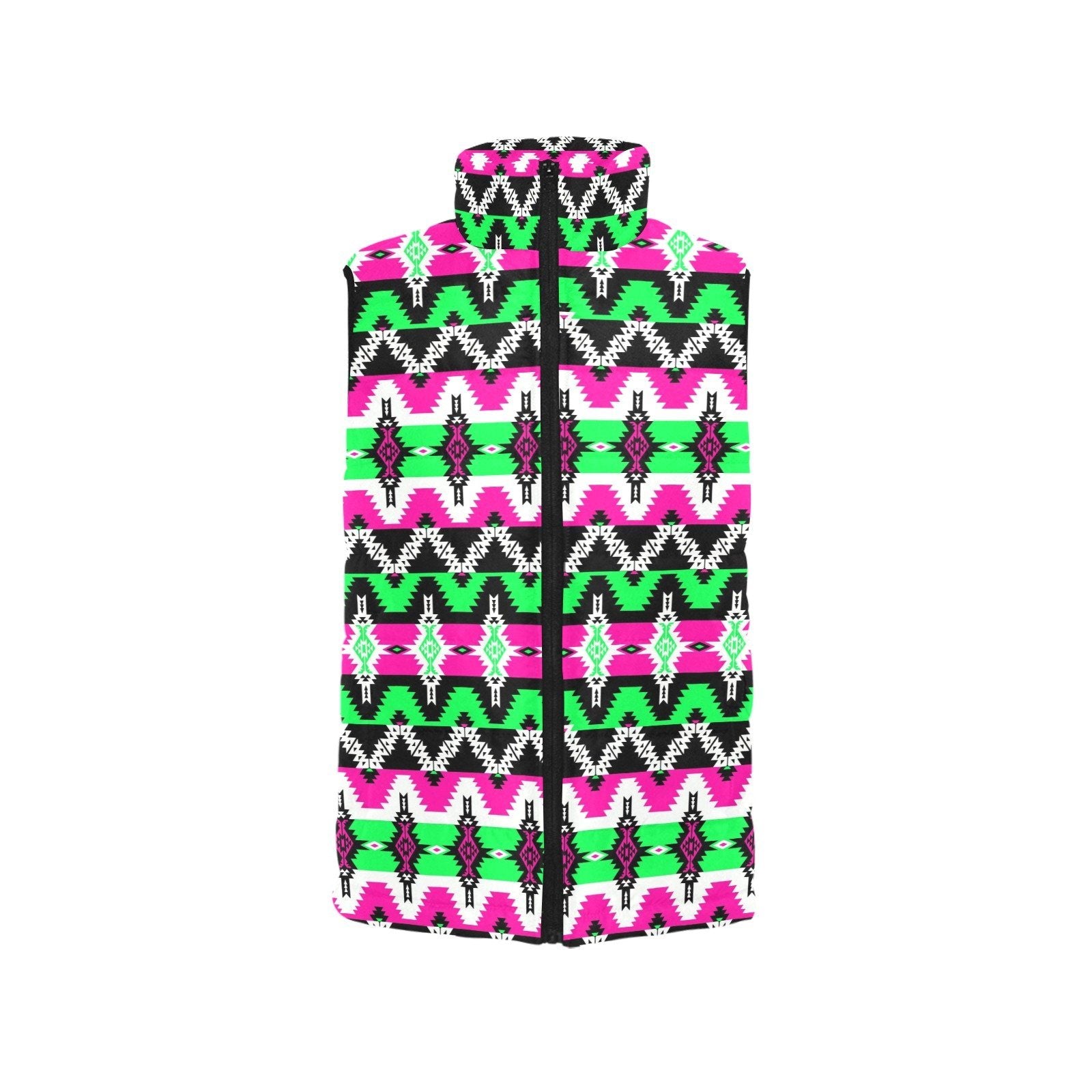 Two Spirit Ceremony Women's Padded Vest Jacket (Model H44) Women's Padded Vest Jacket (H44) e-joyer