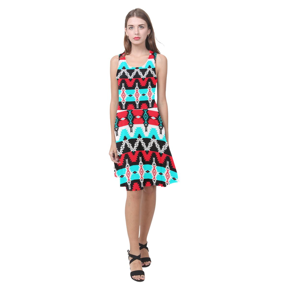 Two Spirit Dance Atalanta Casual Sundress(Model D04) Atalanta Sundress (D04) e-joyer