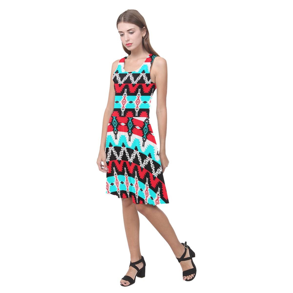 Two Spirit Dance Atalanta Casual Sundress(Model D04) Atalanta Sundress (D04) e-joyer