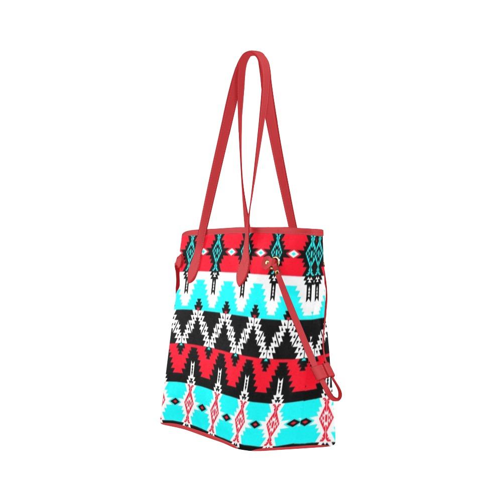 Two Spirit Dance Clover Canvas Tote Bag (Model 1661) Clover Canvas Tote Bag (1661) e-joyer