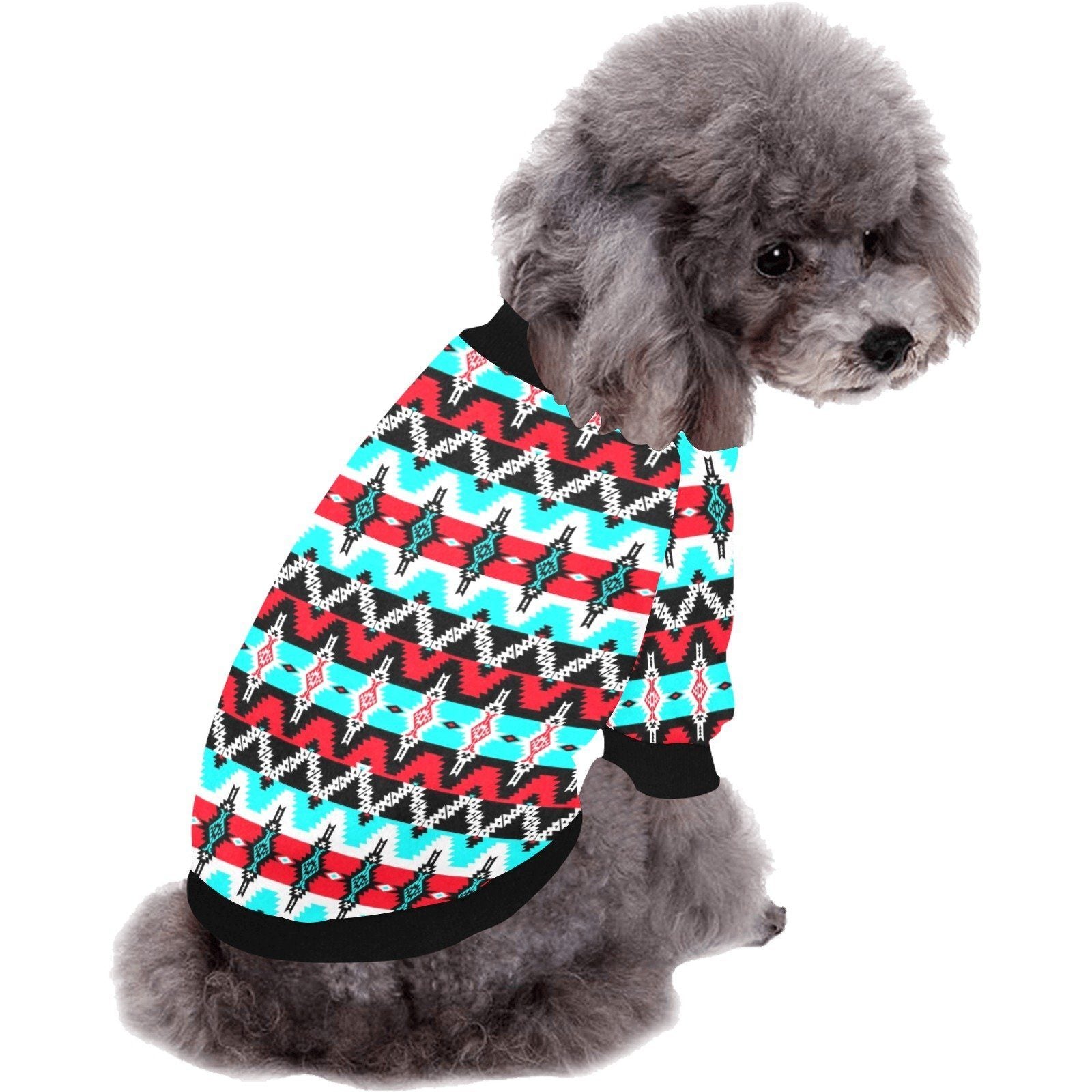 Two Spirit Dance Pet Dog Round Neck Shirt Pet Dog Round Neck Shirt e-joyer