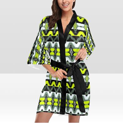 Two Spirit Medicine Kimono Robe Artsadd