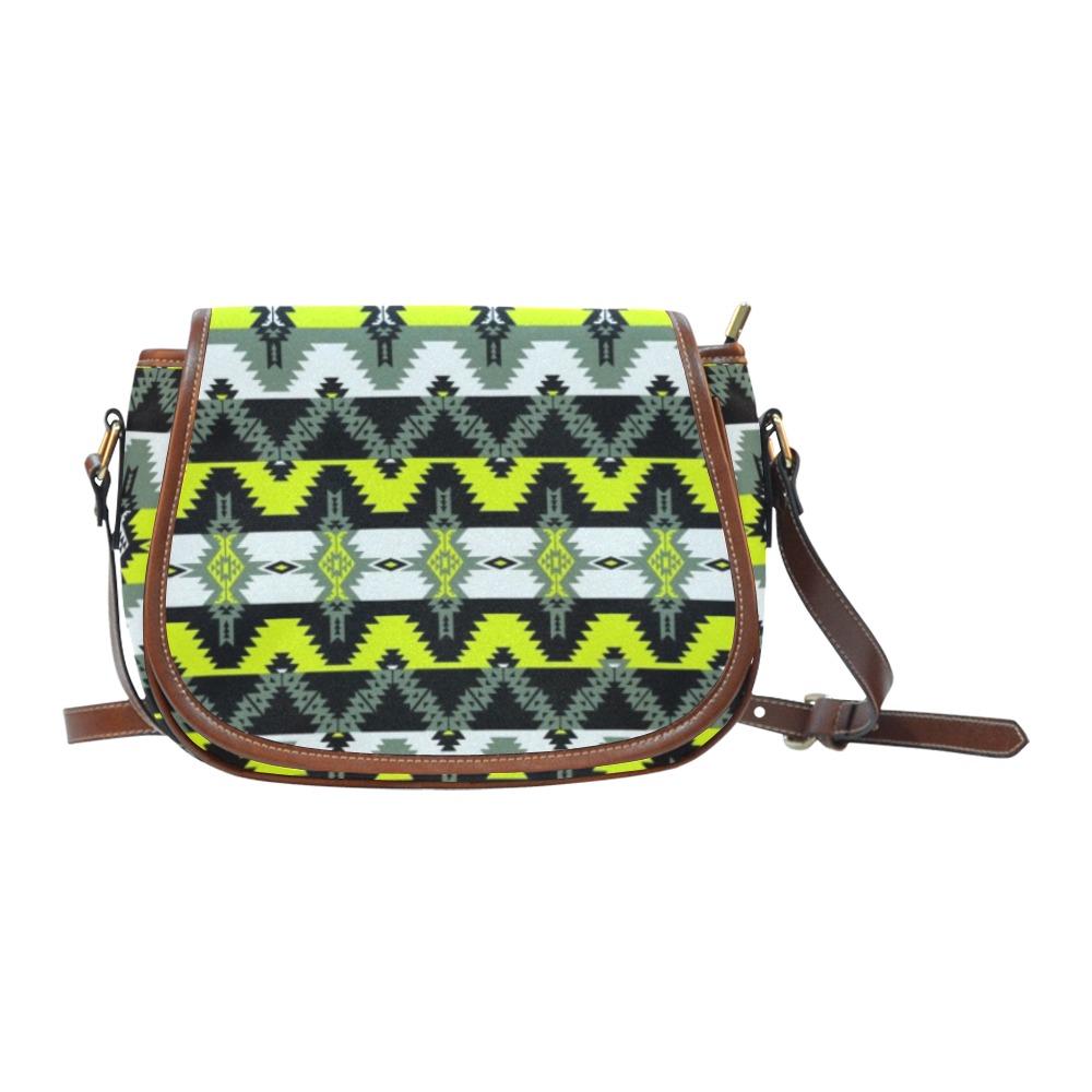 Two Spirit Medicine Saddle Bag/Small (Model 1649) Full Customization bag e-joyer