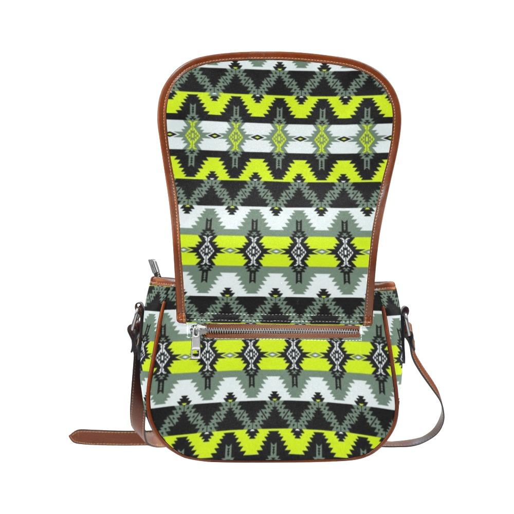 Two Spirit Medicine Saddle Bag/Small (Model 1649) Full Customization bag e-joyer