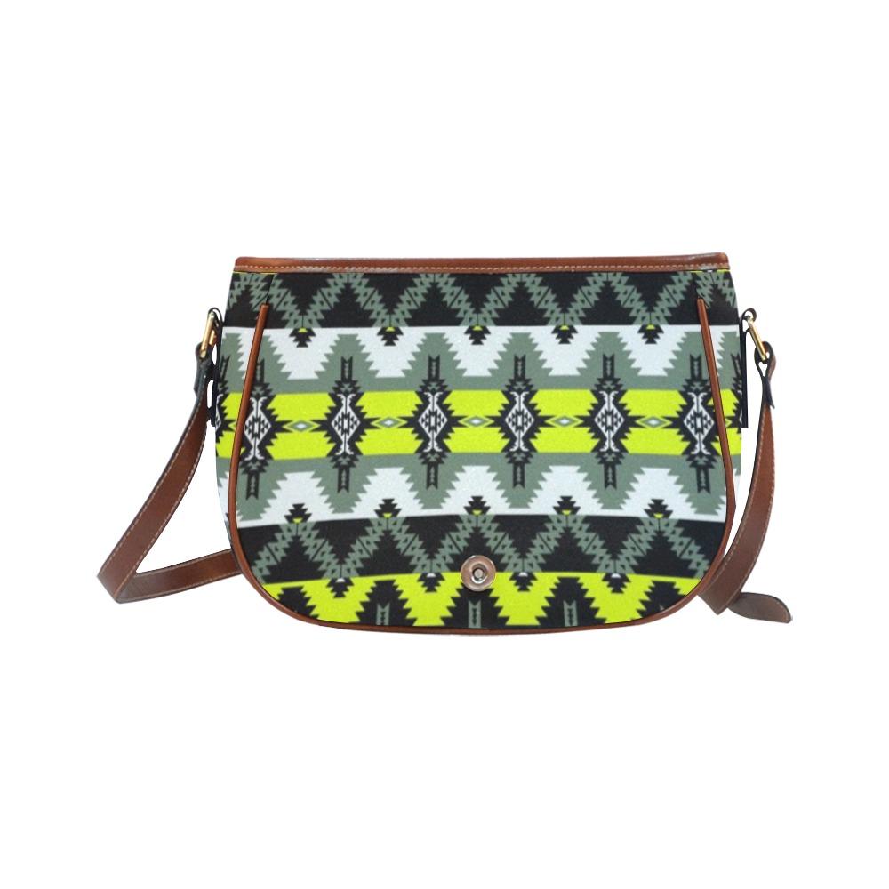 Two Spirit Medicine Saddle Bag/Small (Model 1649) Full Customization bag e-joyer