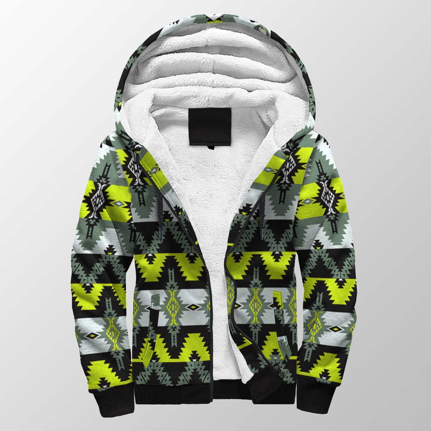 Two Spirit Medicine Sherpa Hoodie 49 Dzine