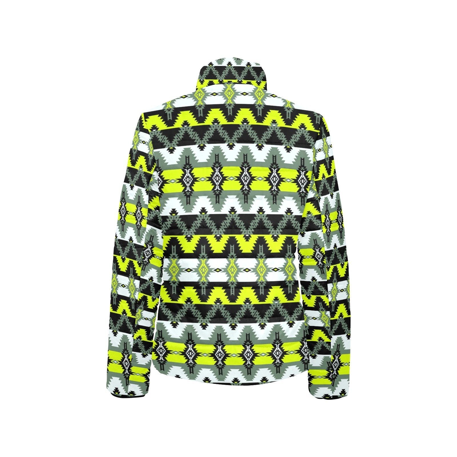 Two Spirit Medicine Women's Stand Collar Padded Jacket (Model H41) jacket e-joyer