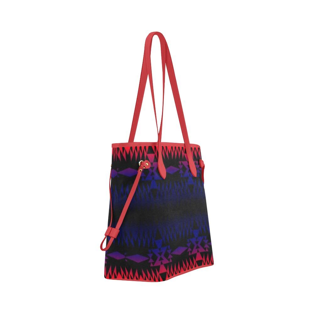 Two Worlds Apart Clover Canvas Tote Bag (Model 1661) Clover Canvas Tote Bag (1661) e-joyer