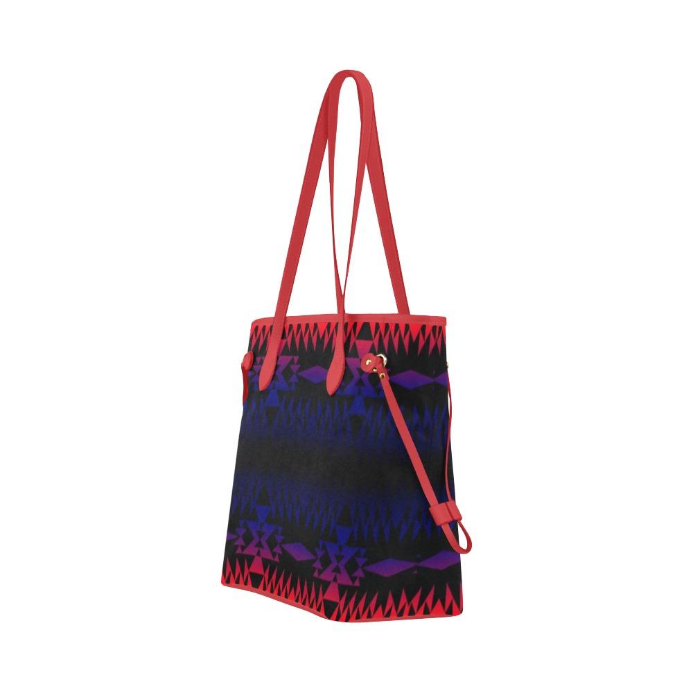 Two Worlds Apart Clover Canvas Tote Bag (Model 1661) Clover Canvas Tote Bag (1661) e-joyer
