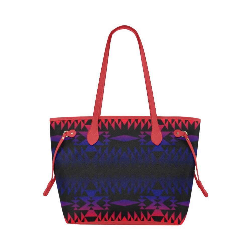 Two Worlds Apart Clover Canvas Tote Bag (Model 1661) Clover Canvas Tote Bag (1661) e-joyer