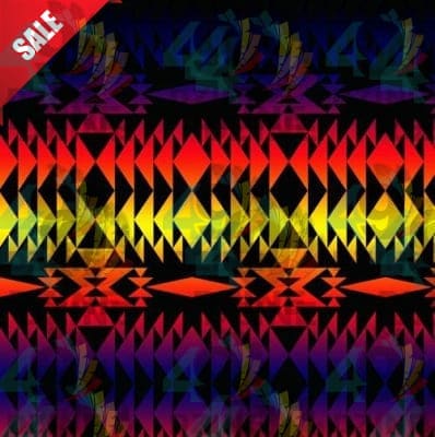 Two Worlds Cotton Poplin Fabric by the Yard fabric NBprintex