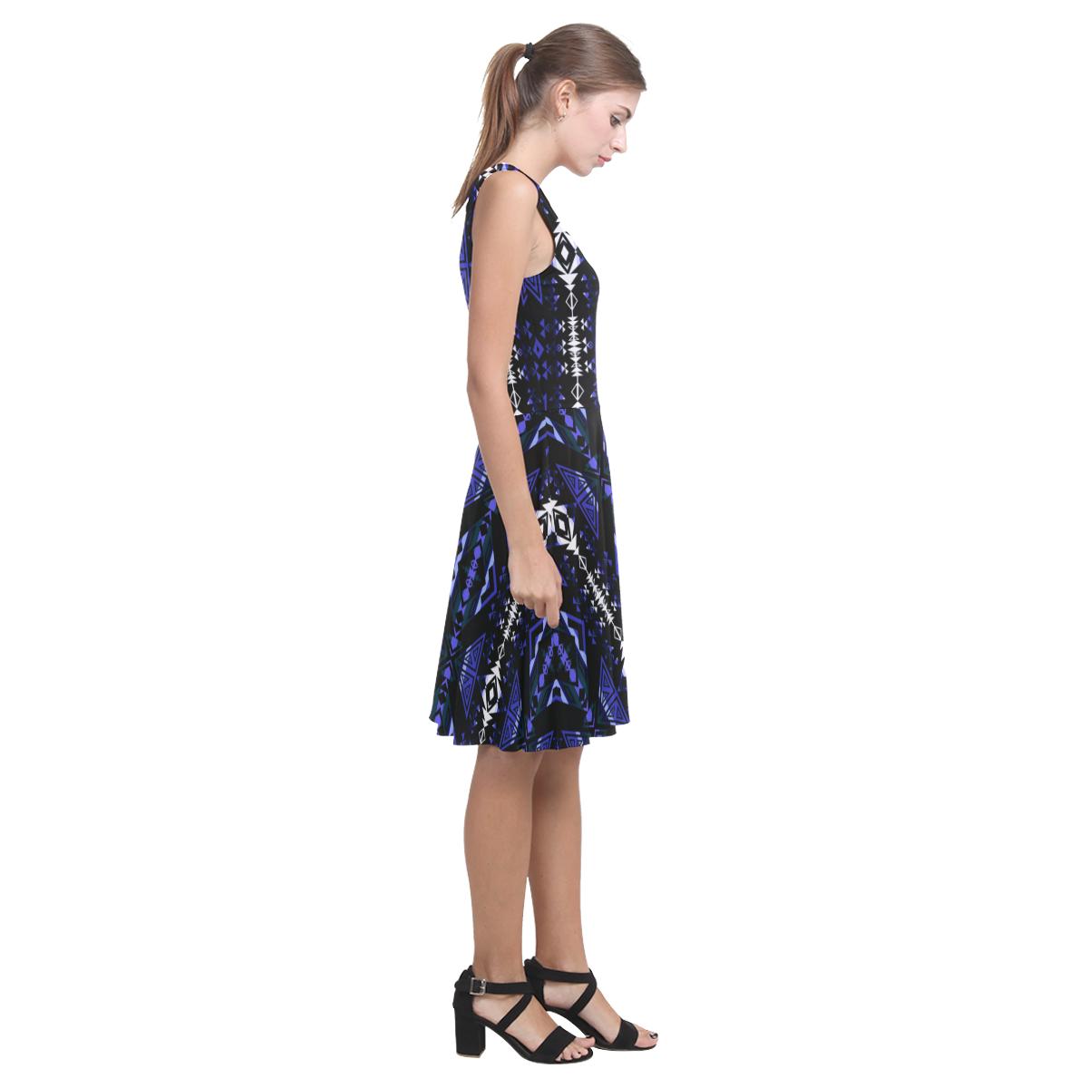Upstream Expedition Forest Sky Atalanta Casual Sundress(Model D04) Atalanta Sundress (D04) e-joyer