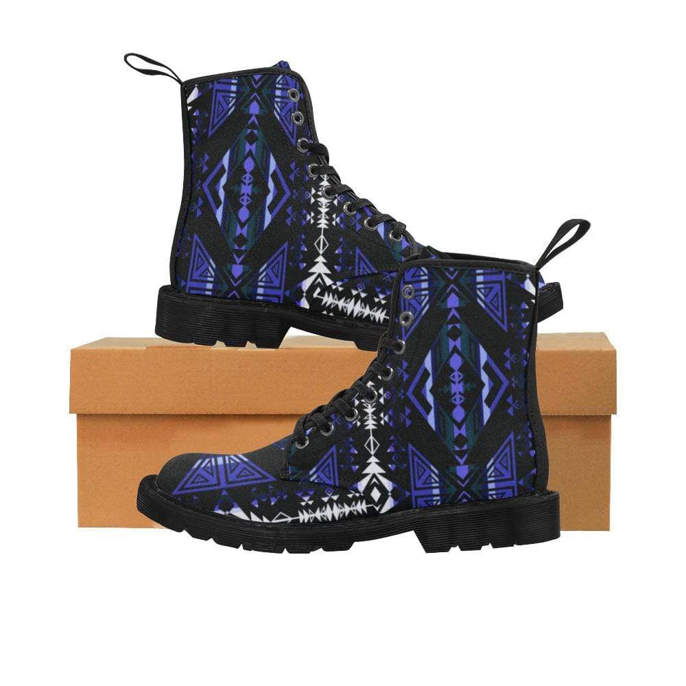 Upstream Expedition Forest Sky Boots for Men (Black) (Model 1203H) Martin Boots for Men (Black) (1203H) e-joyer