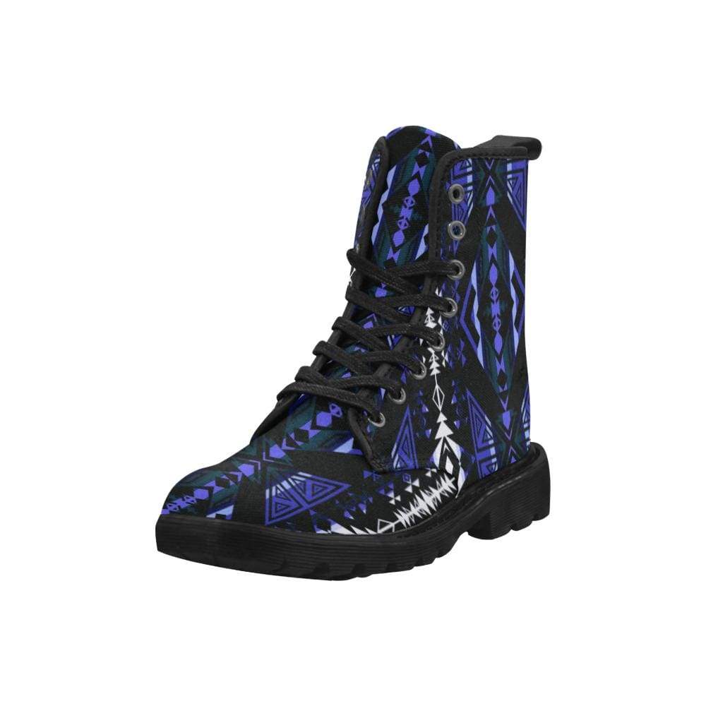 Upstream Expedition Forest Sky Boots for Men (Black) (Model 1203H) Martin Boots for Men (Black) (1203H) e-joyer