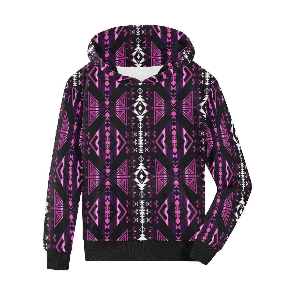 Upstream Expedition Moonlight Shadows Kids' All Over Print Hoodie (Model H38) Kids' AOP Hoodie (H38) e-joyer