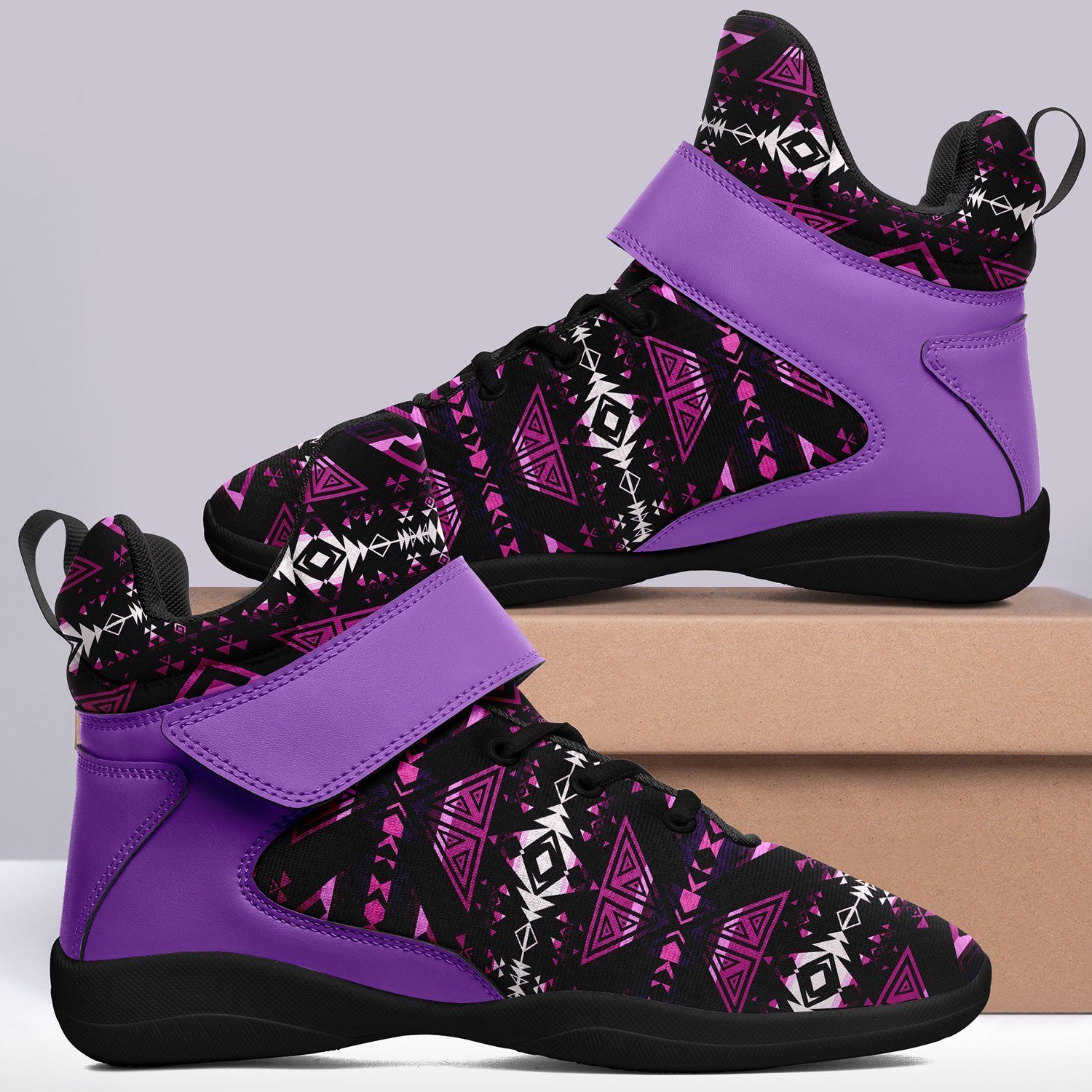 Upstream Expedition Moonlight Shadows Kid's Ipottaa Basketball / Sport High Top Shoes 49 Dzine