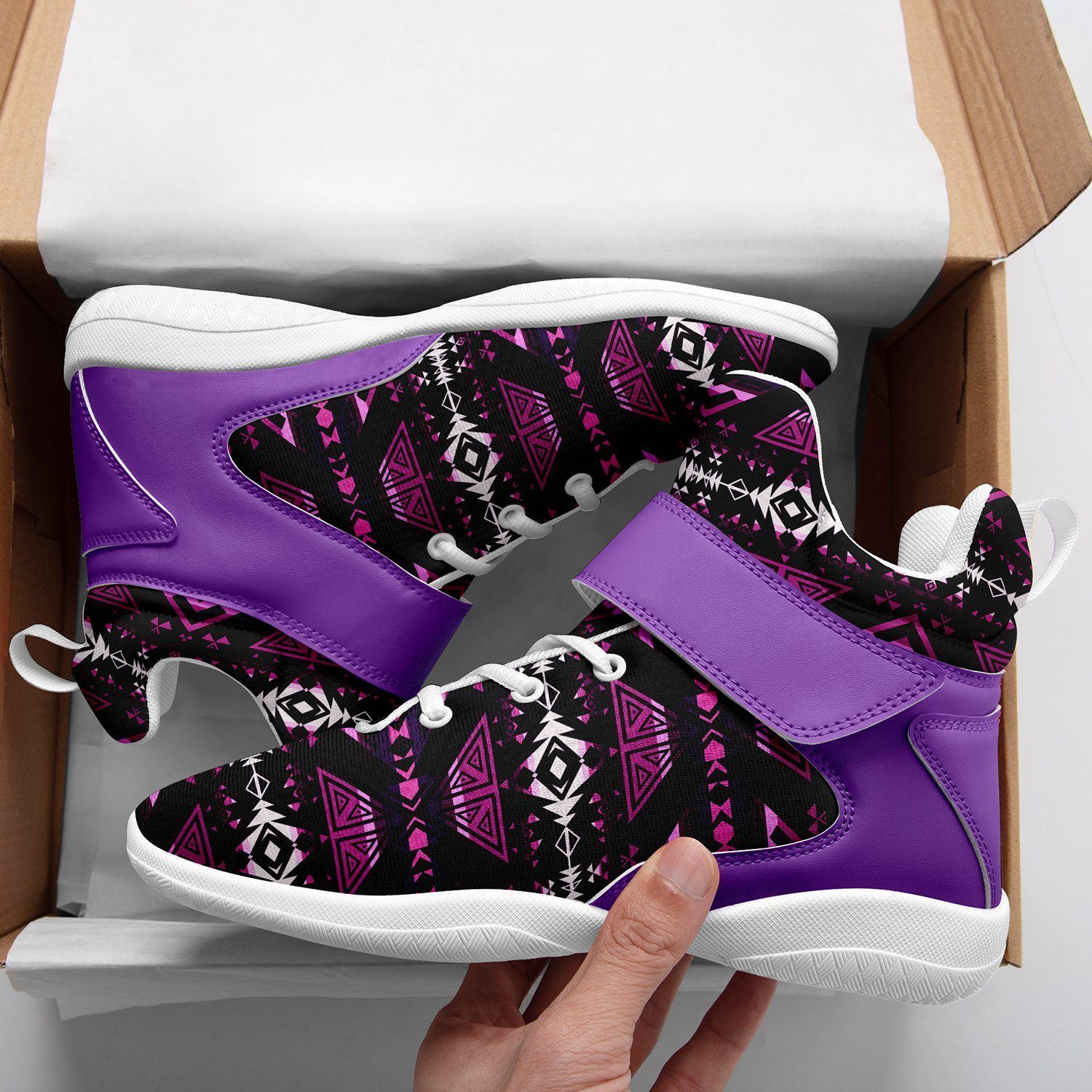 Upstream Expedition Moonlight Shadows Kid's Ipottaa Basketball / Sport High Top Shoes 49 Dzine