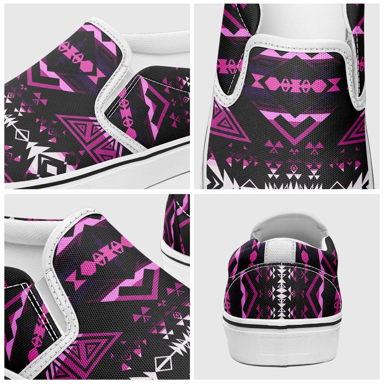 Upstream Expedition Moonlight Shadows Otoyimm Kid's Canvas Slip On Shoes 49 Dzine