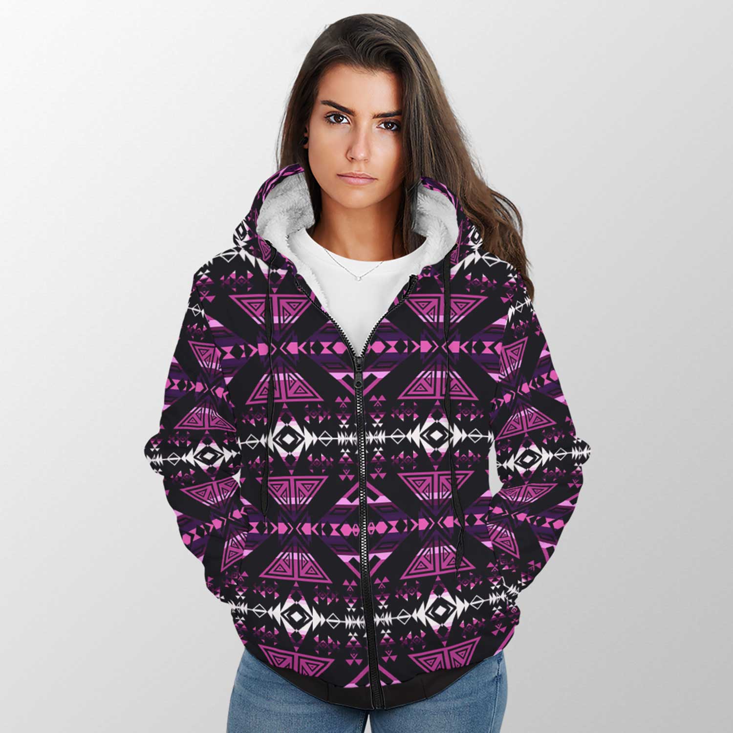 Upstream Expedition Moonlight Shadows Sherpa Hoodie 49 Dzine