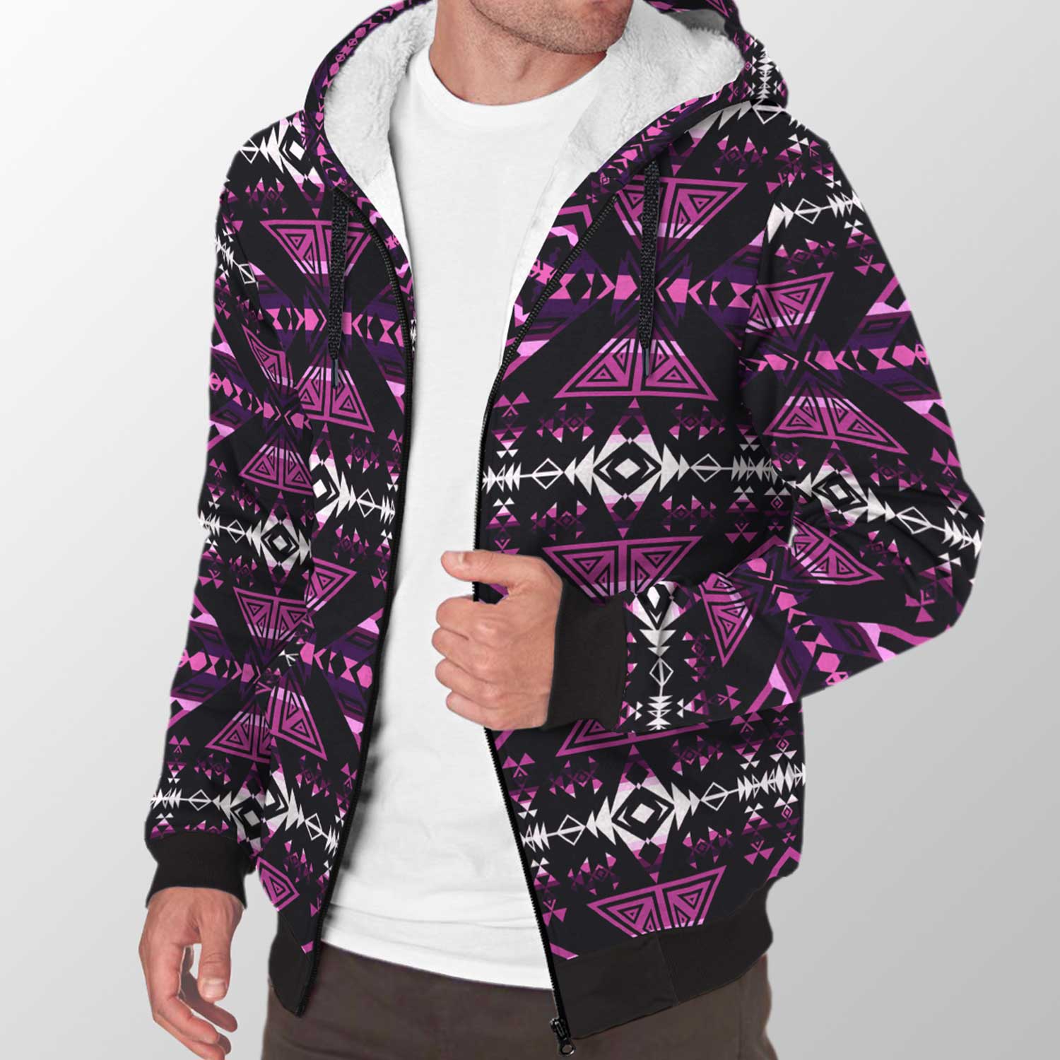 Upstream Expedition Moonlight Shadows Sherpa Hoodie 49 Dzine