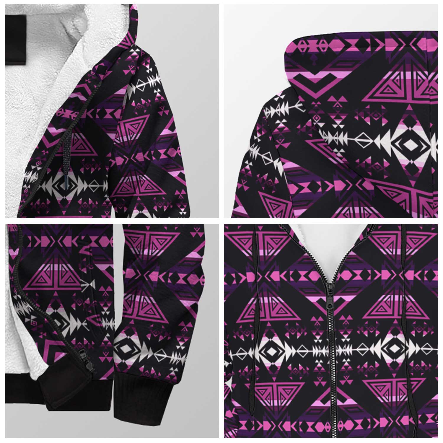 Upstream Expedition Moonlight Shadows Sherpa Hoodie 49 Dzine