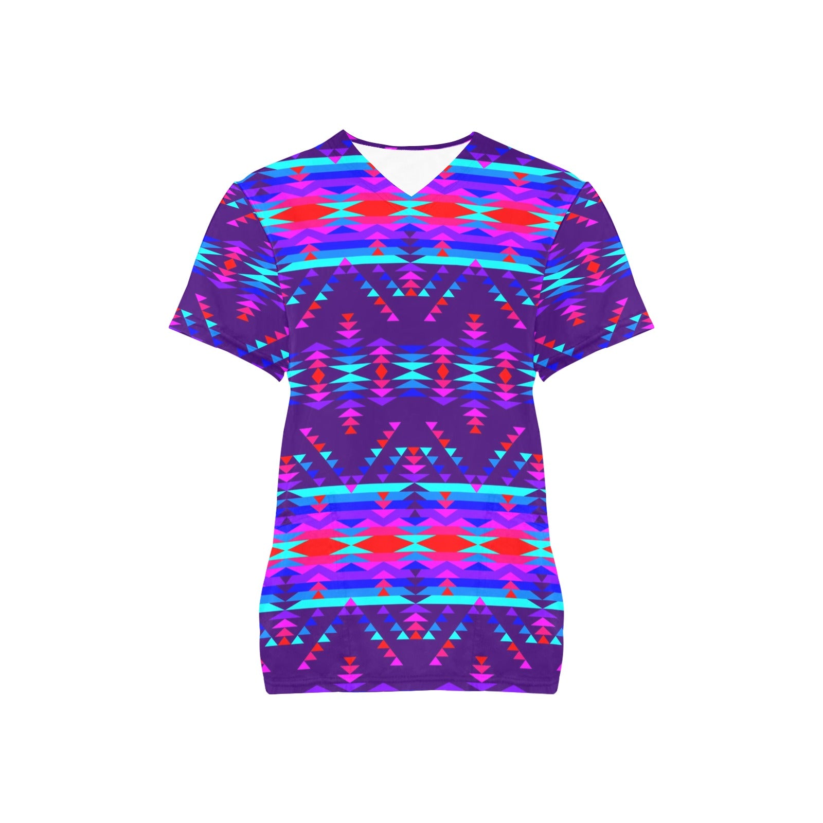 Vision of Peace All Over Print Scrub Top Scrub Top e-joyer