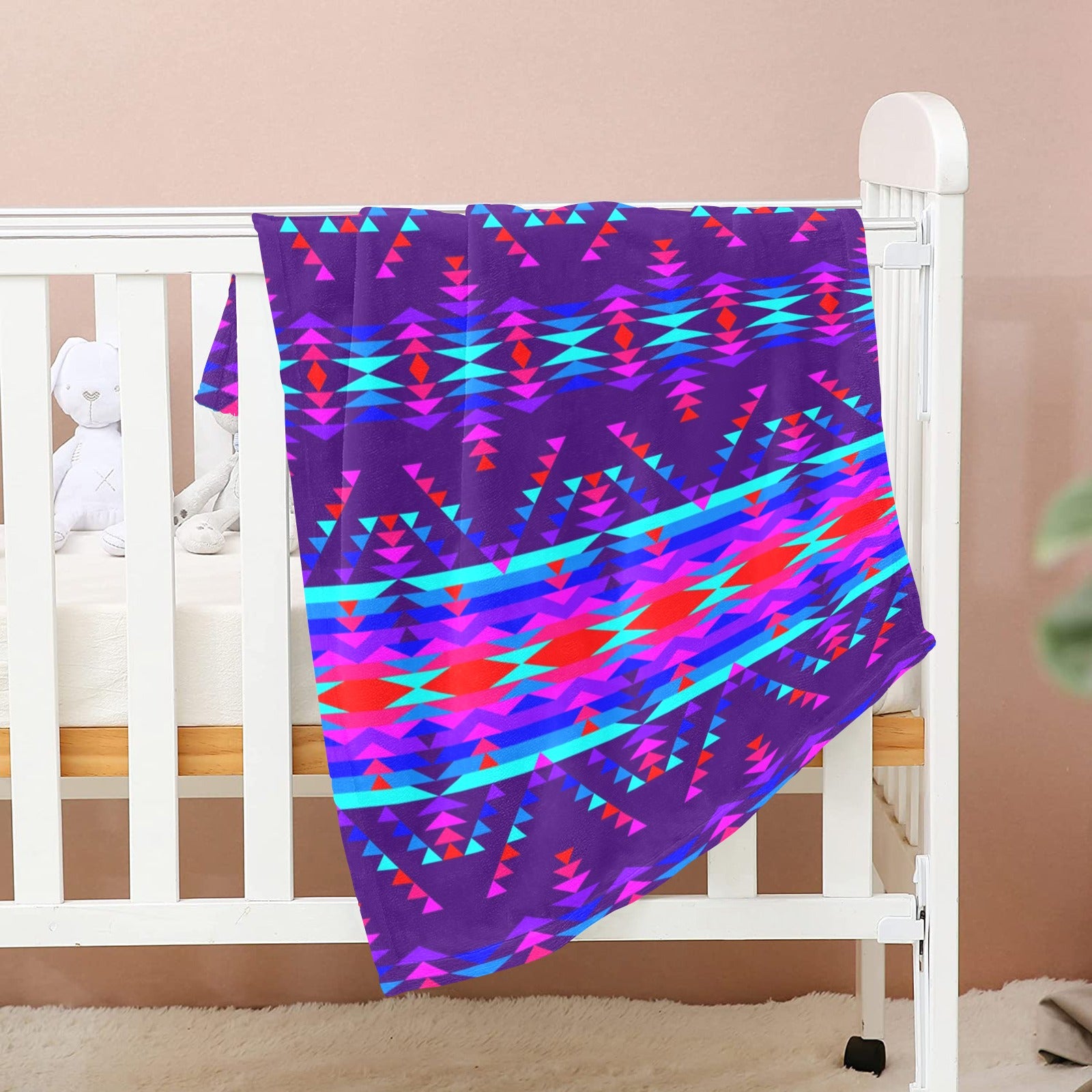 Vision of Peace Baby Blanket 30"x40" Baby Blanket 30"x40" e-joyer