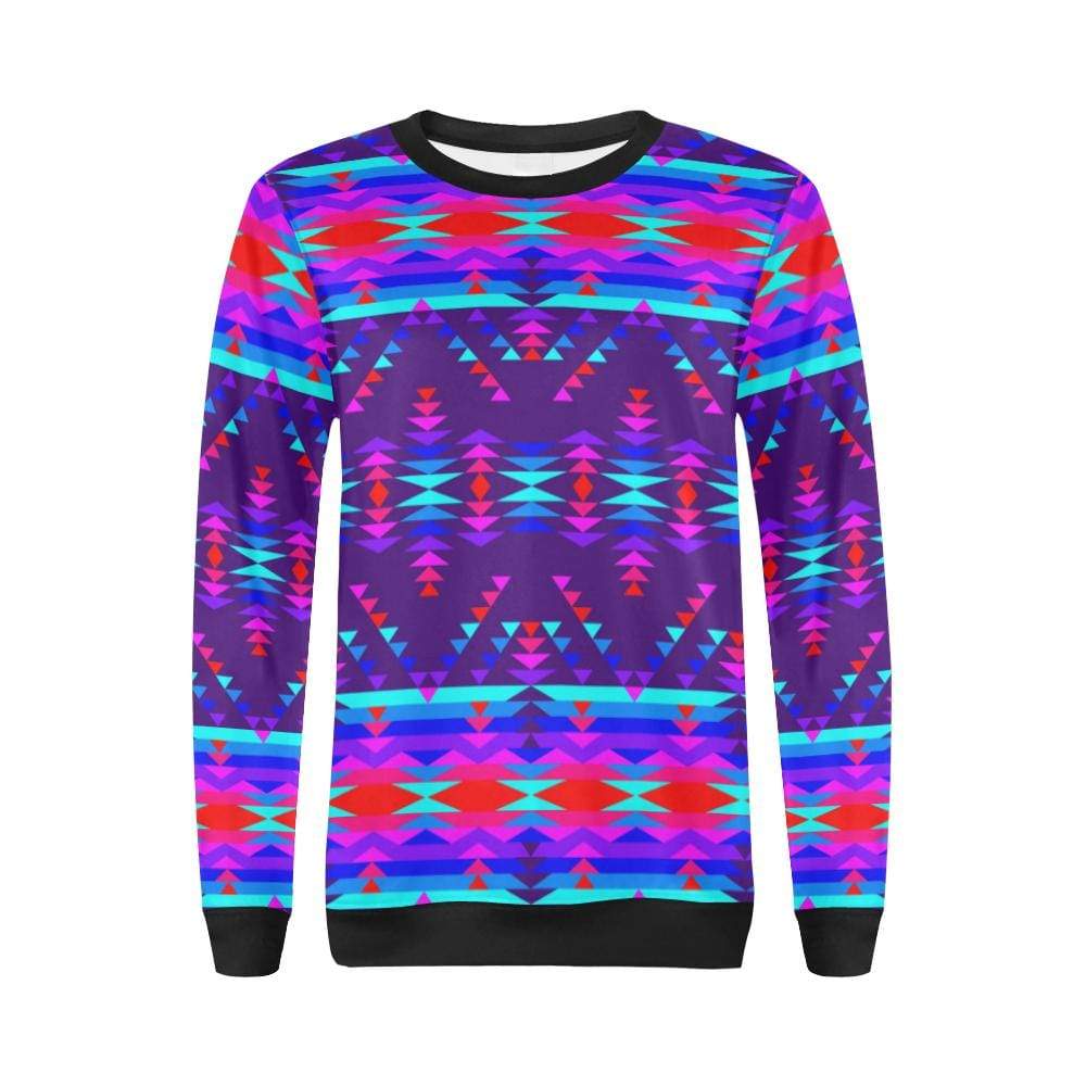 Vision of Peace LG All Over Print Crewneck Sweatshirt for Women (Model H18) Crewneck Sweatshirt for Women (H18) e-joyer