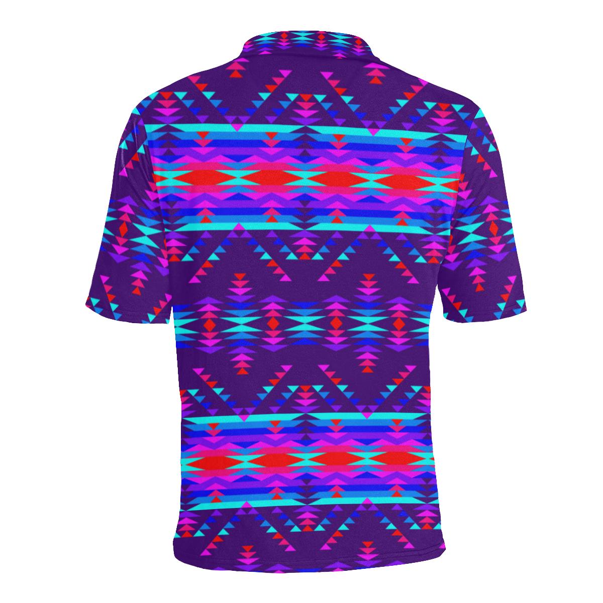 Vision of Peace LG Men's All Over Print Polo Shirt (Model T55) Men's Polo Shirt (Model T55) e-joyer