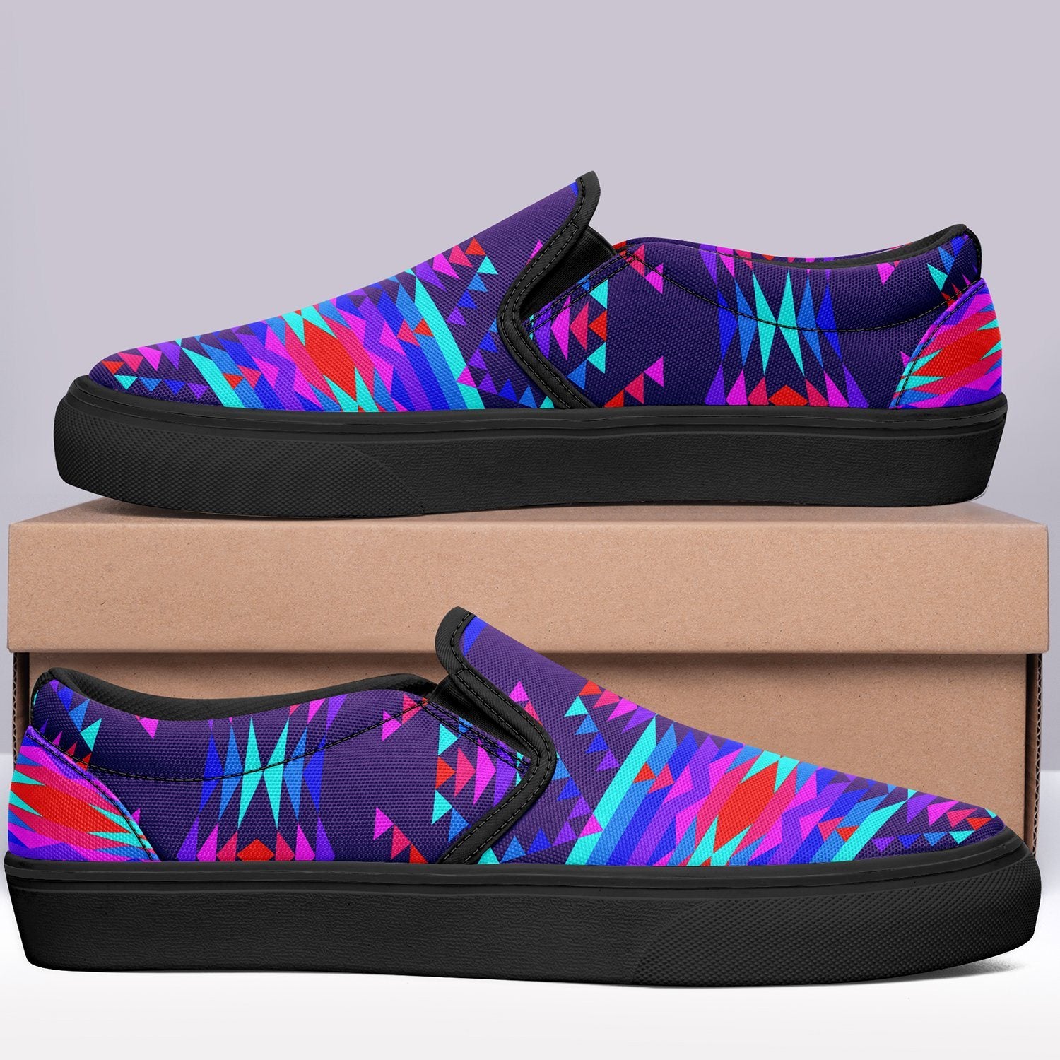 Vision of Peace Otoyimm Canvas Slip On Shoes 49 Dzine
