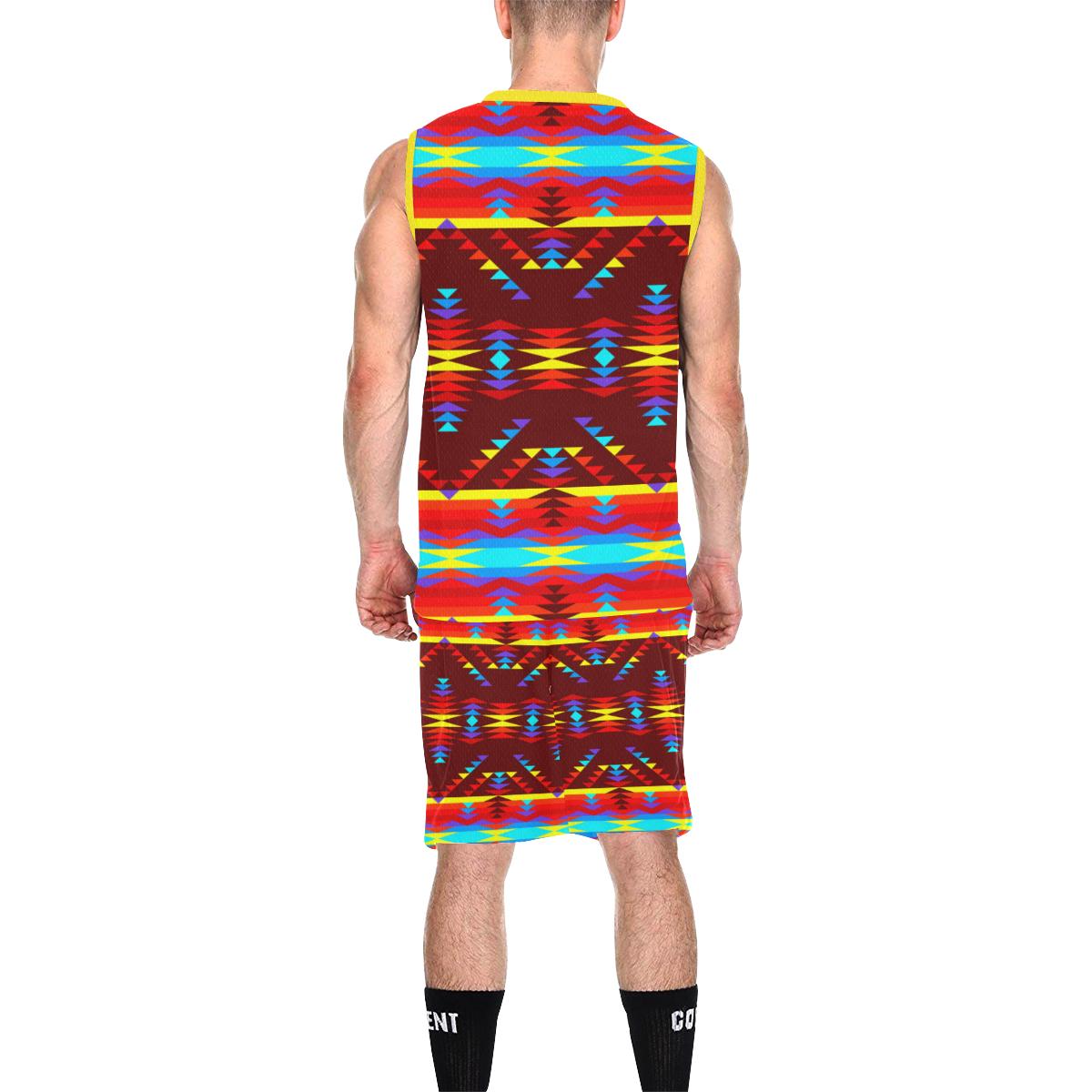 Visions of Lasting Peace All Over Print Basketball Uniform Basketball Uniform e-joyer 