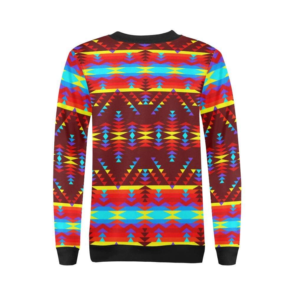 Visions of Lasting Peace All Over Print Crewneck Sweatshirt for Women (Model H18) Crewneck Sweatshirt for Women (H18) e-joyer