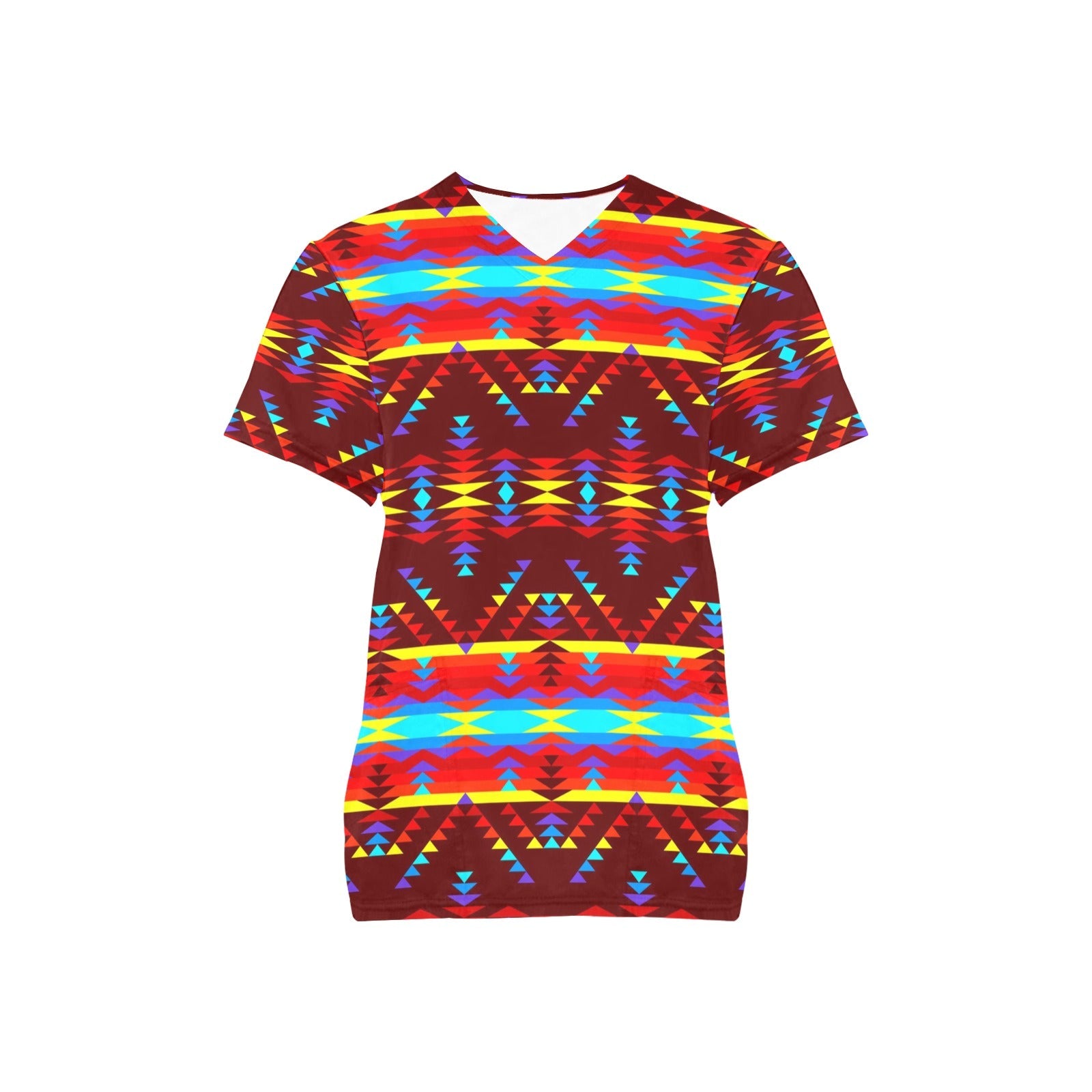 Visions of Lasting Peace All Over Print Scrub Top Scrub Top e-joyer