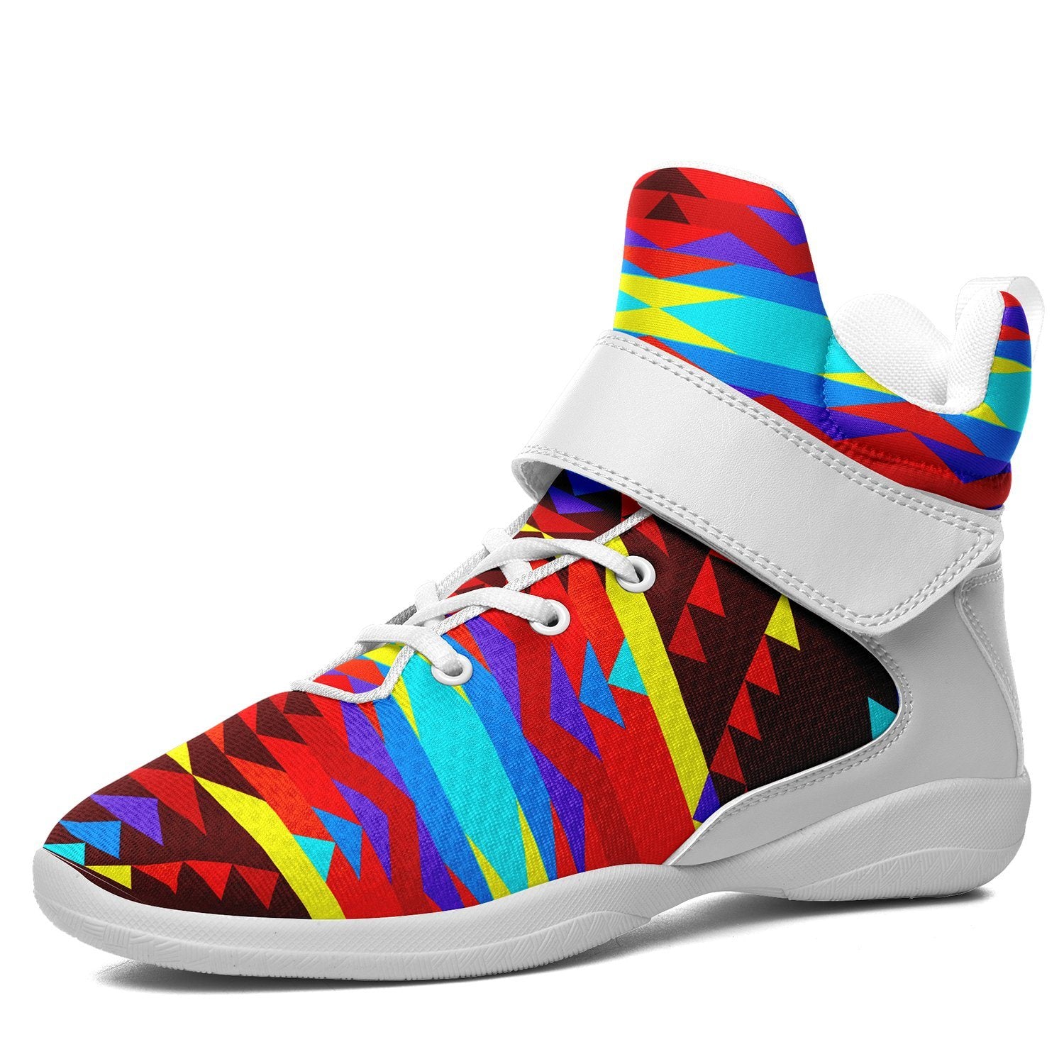 Visions of Lasting Peace Ipottaa Basketball / Sport High Top Shoes US Women 9.5/ Eur 41 / White Sole with White Strap