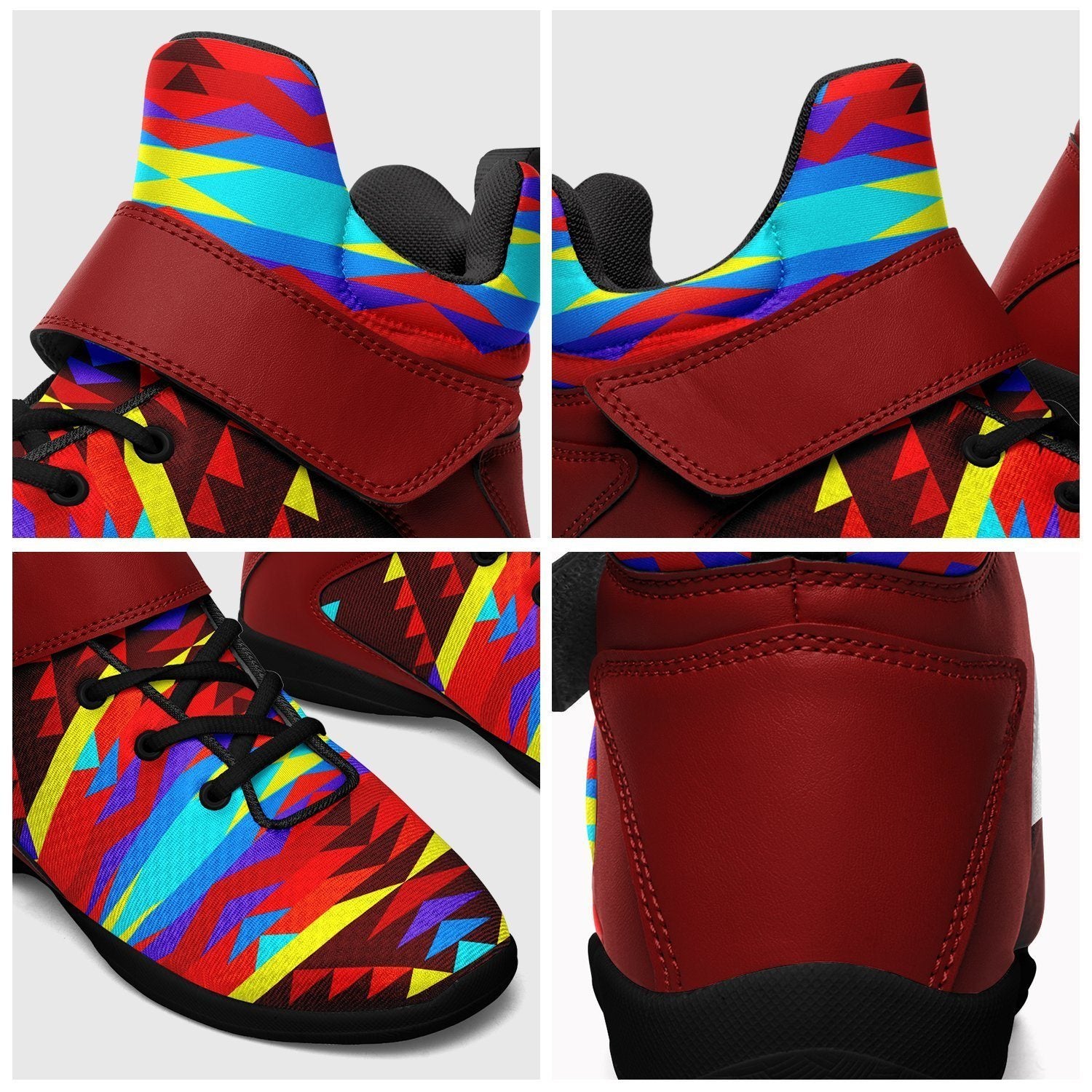 Visions of Lasting Peace Ipottaa Basketball / Sport High Top Shoes -Black Sole 49 Dzine