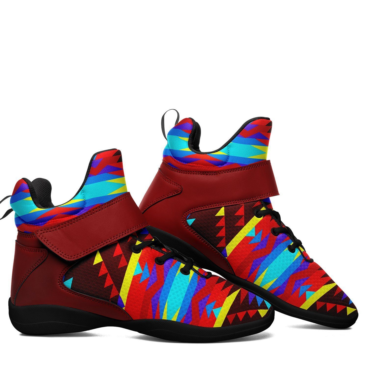 Visions of Lasting Peace Ipottaa Basketball / Sport High Top Shoes -Black Sole 49 Dzine