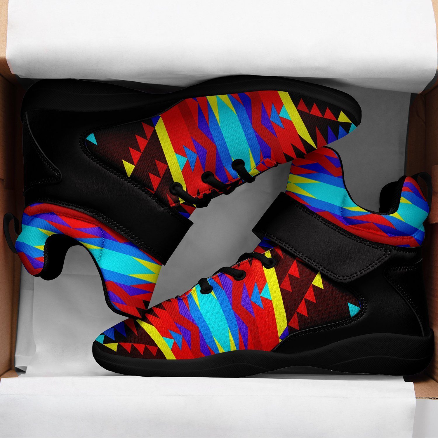 Visions of Lasting Peace Ipottaa Basketball / Sport High Top Shoes -Black Sole 49 Dzine