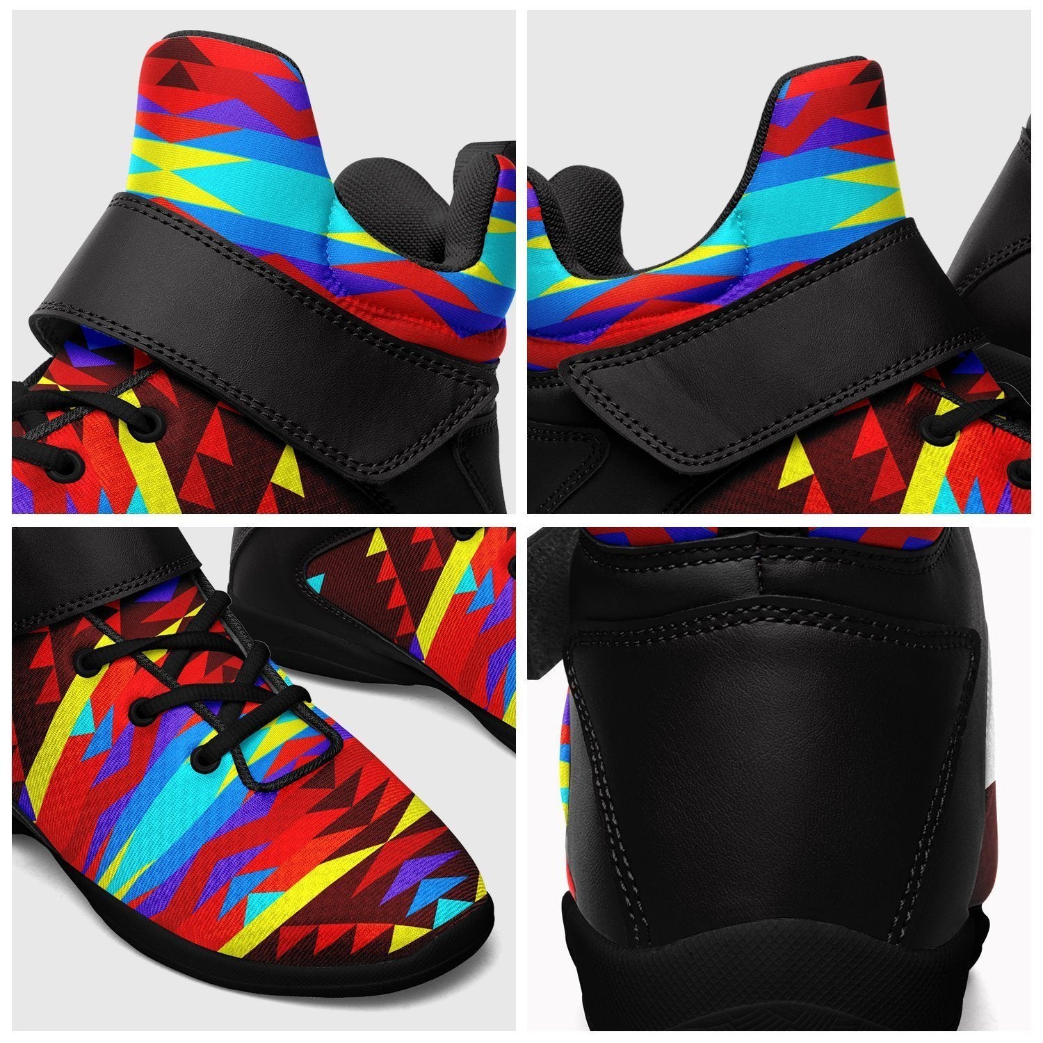 Visions of Lasting Peace Ipottaa Basketball / Sport High Top Shoes -Black Sole 49 Dzine