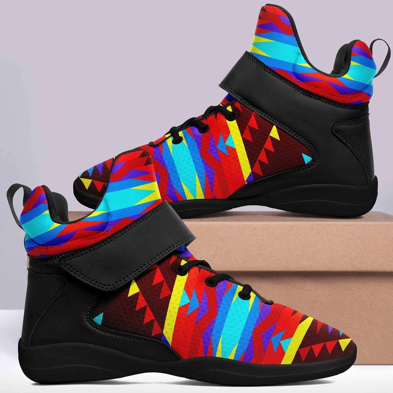 Visions of Lasting Peace Ipottaa Basketball / Sport High Top Shoes -Black Sole 49 Dzine