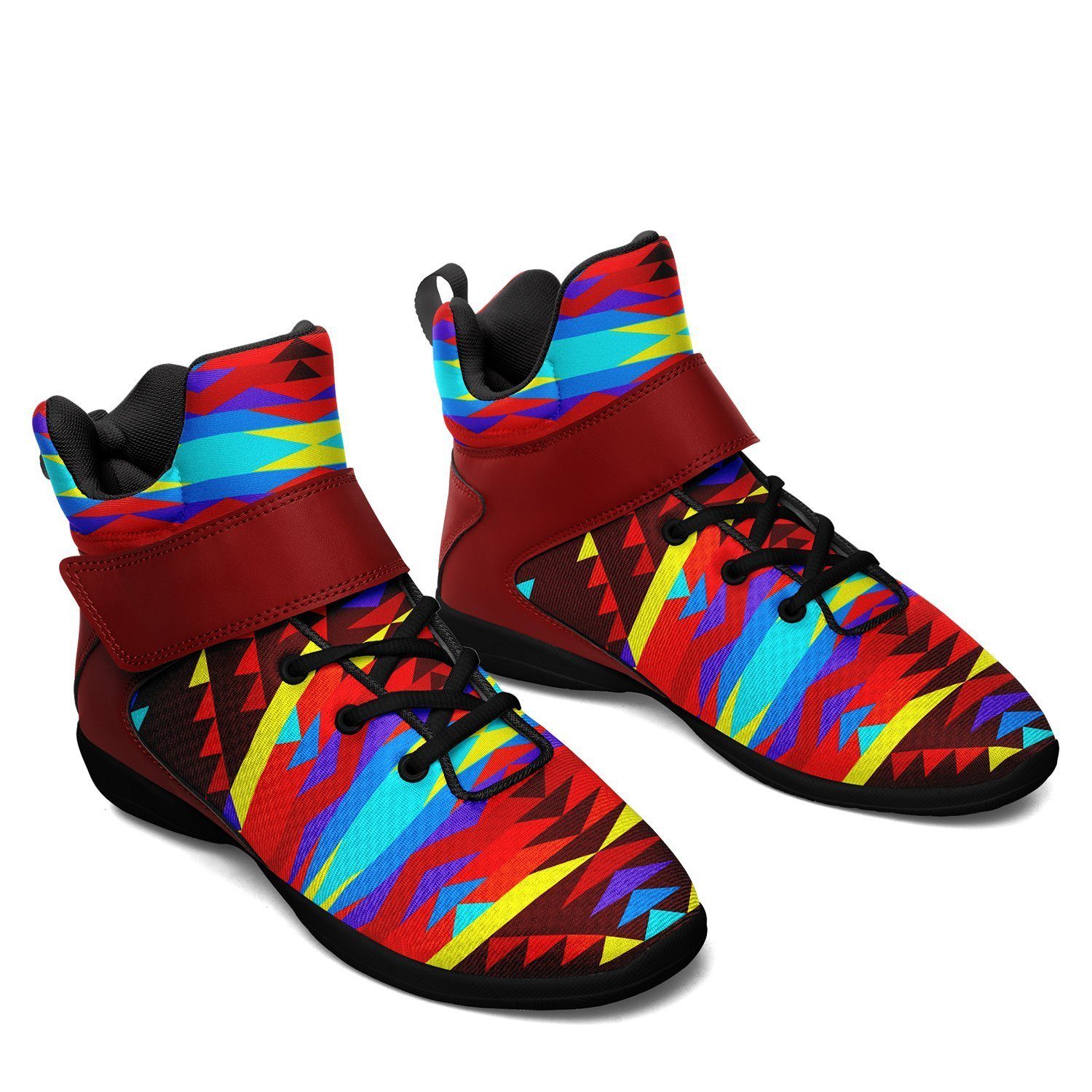 Visions of Lasting Peace Ipottaa Basketball / Sport High Top Shoes -Black Sole 49 Dzine